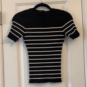Chic Striped Knit Top